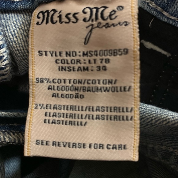 “New” Miss me bluejeans 32-34 - Picture 4 of 4